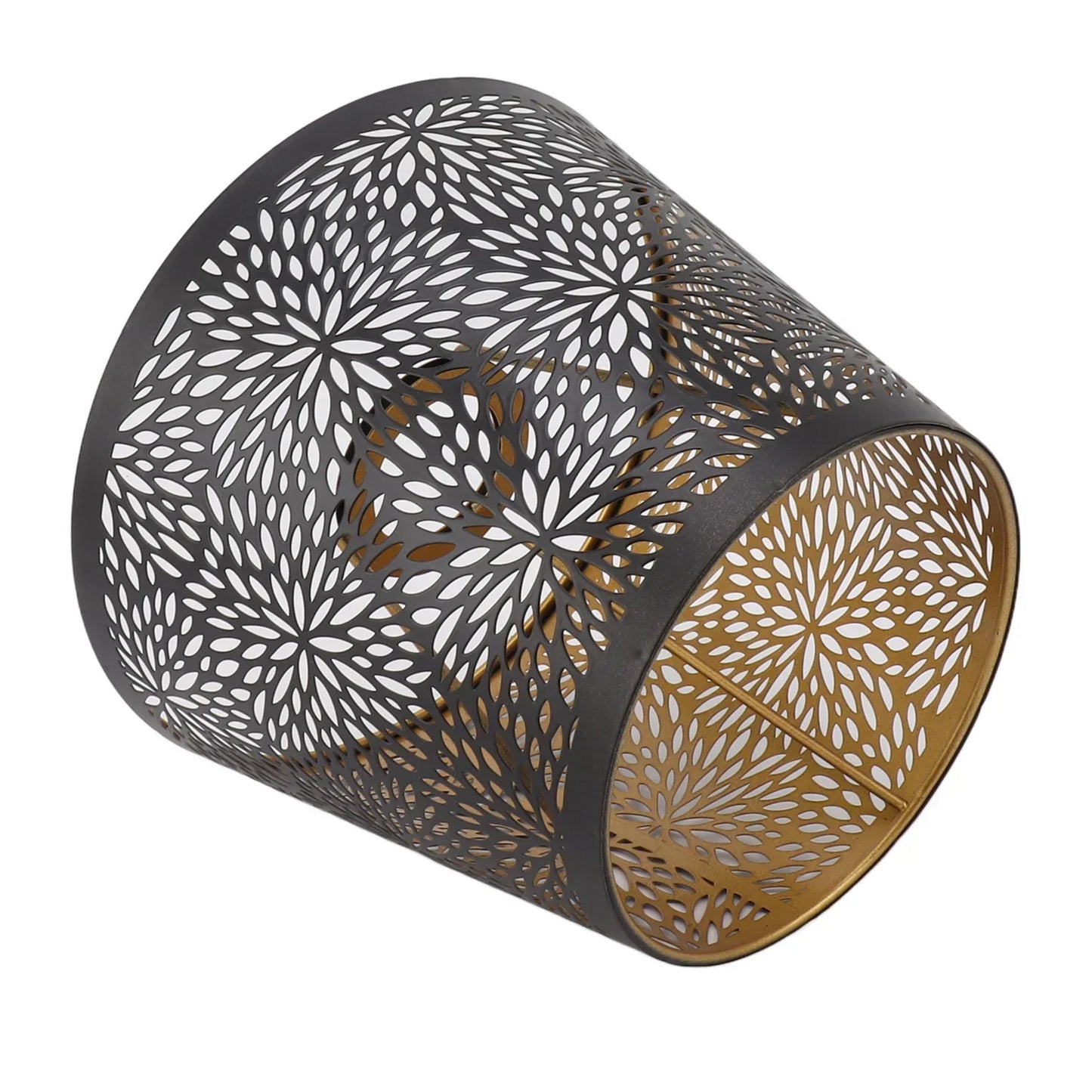 ForestGlow | Metalllampenschirm mit goldenen Muster