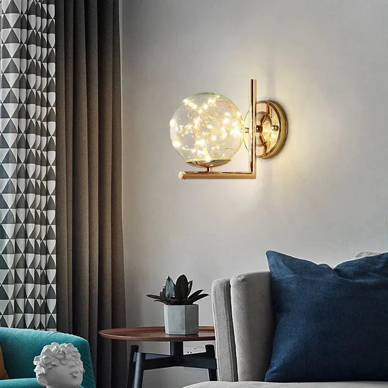 ÉclatVerre - Wandleuchte LED aus farbigem Glas
