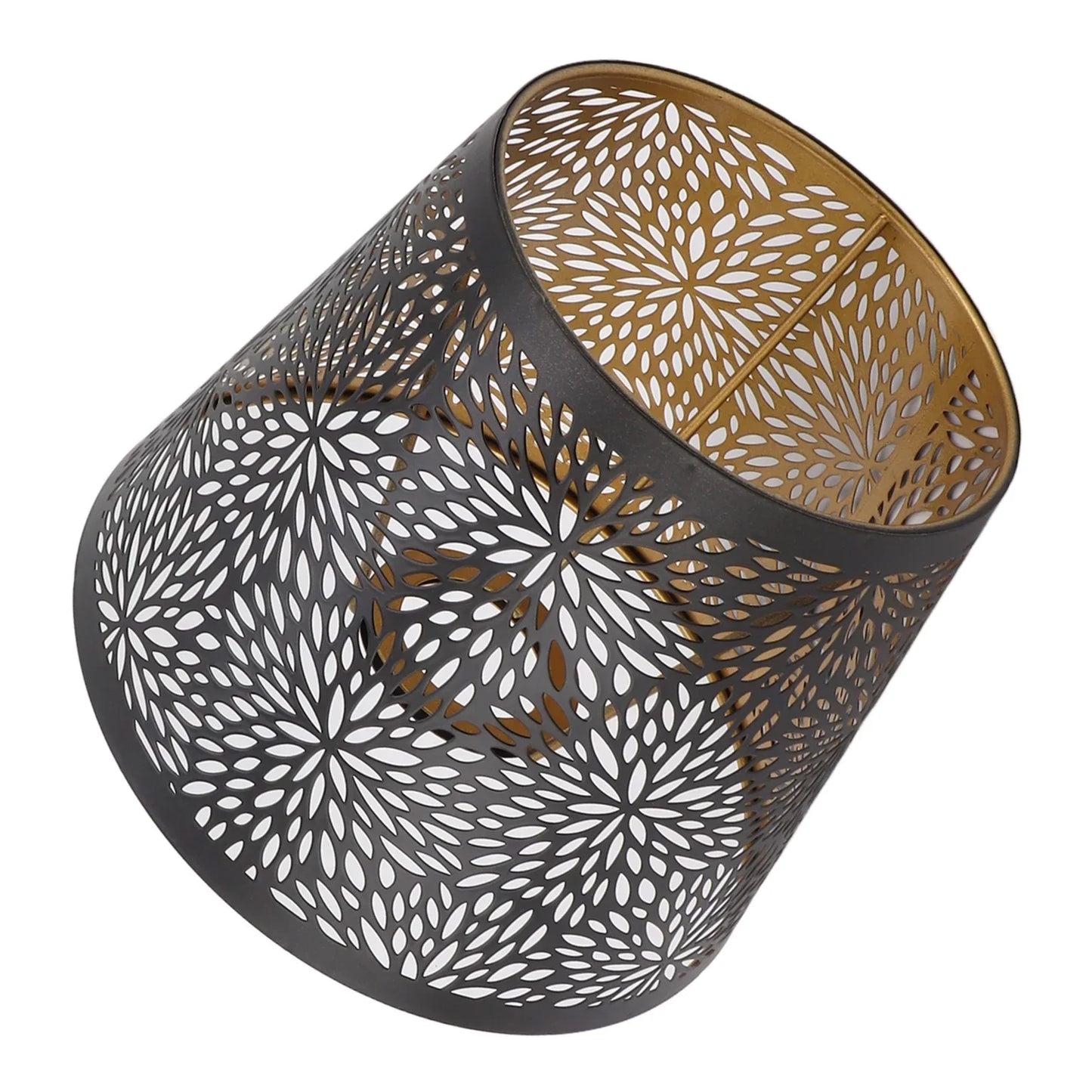 ForestGlow | Metalllampenschirm mit goldenen Muster