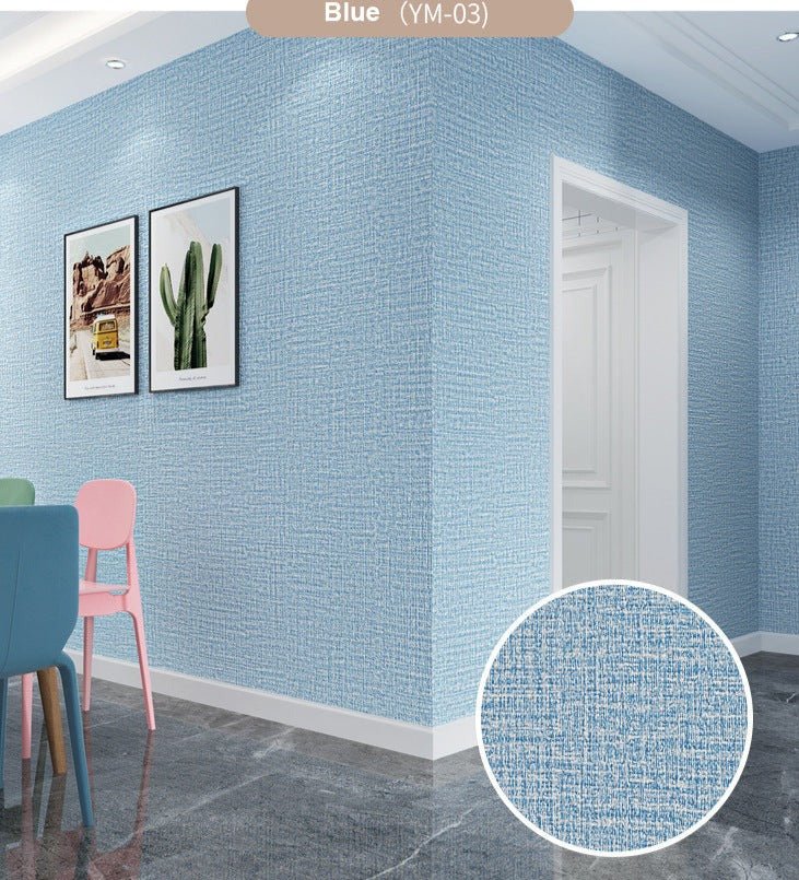 ElegantWall™ - 3D Selbstklebende Wasserdichte Leinentapete