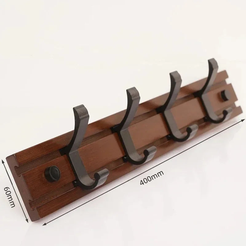 Verstellbare Wandgarderobe – Garderobe aus Bambus