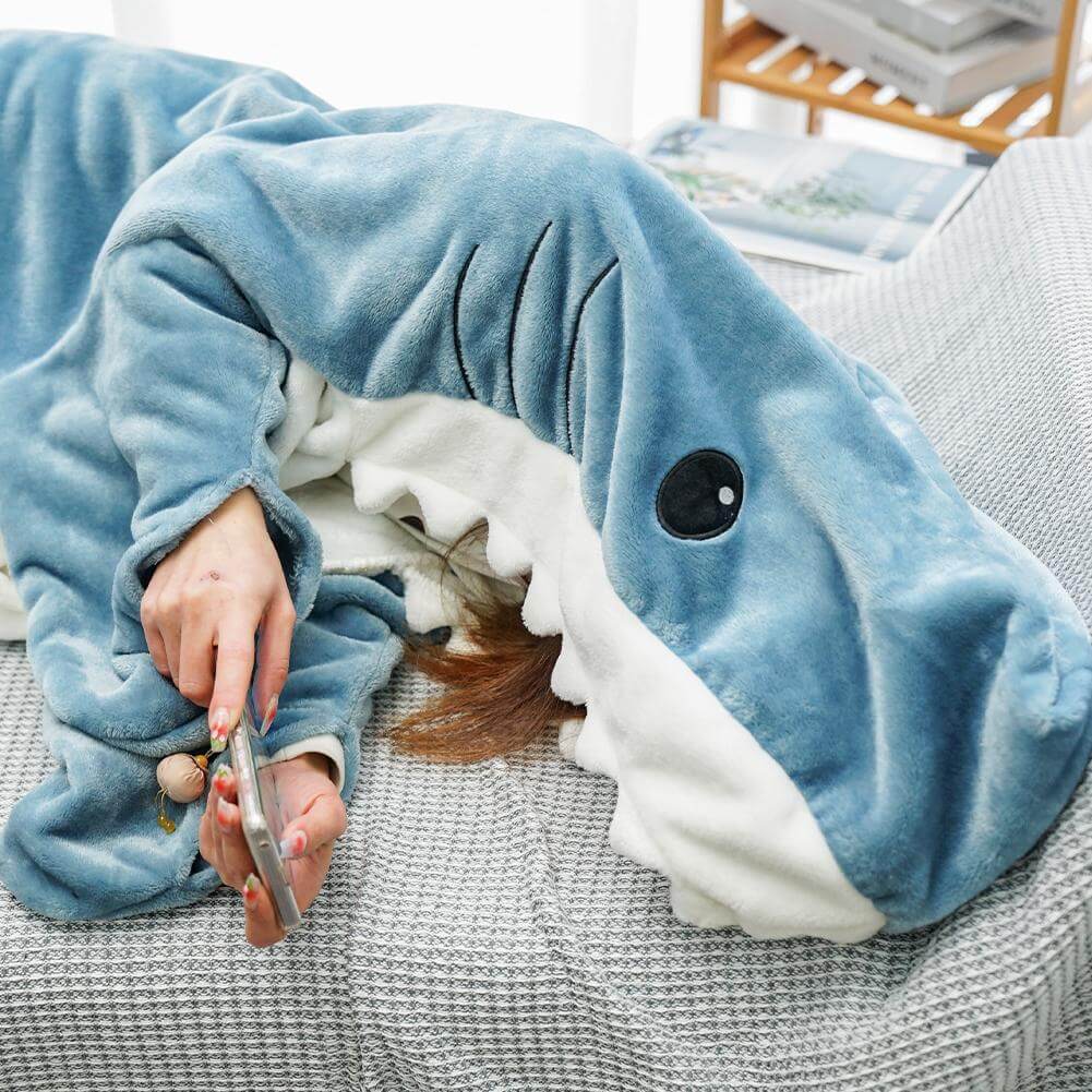 Hai-Fleece Decke von Passions