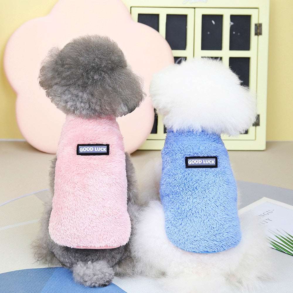 Fleece Pet™ - Elastischer Jumpsuit mit Zugring für Welpen und Katzen