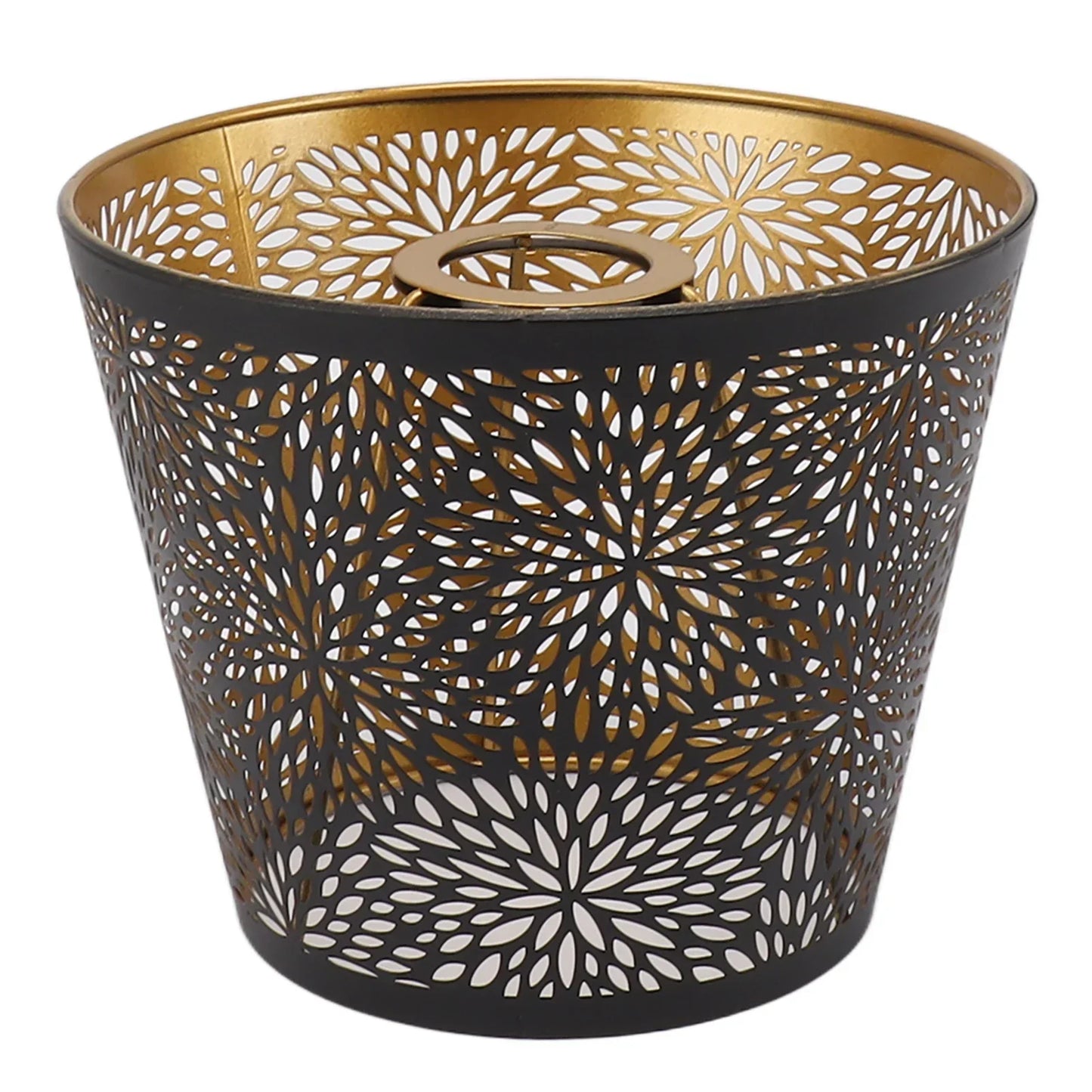 ForestGlow | Metalllampenschirm mit goldenen Muster
