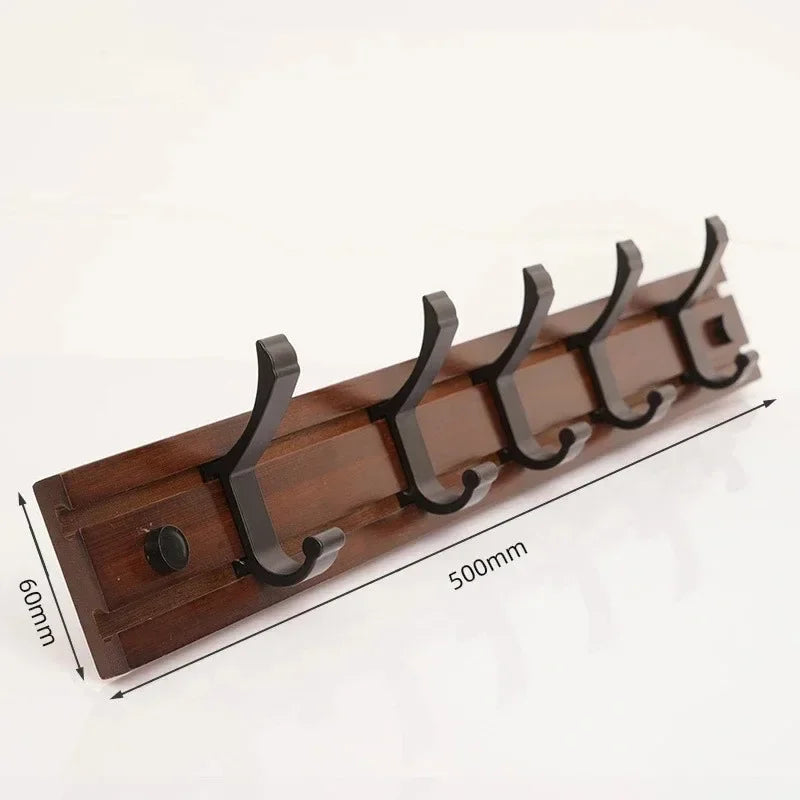 Verstellbare Wandgarderobe – Garderobe aus Bambus