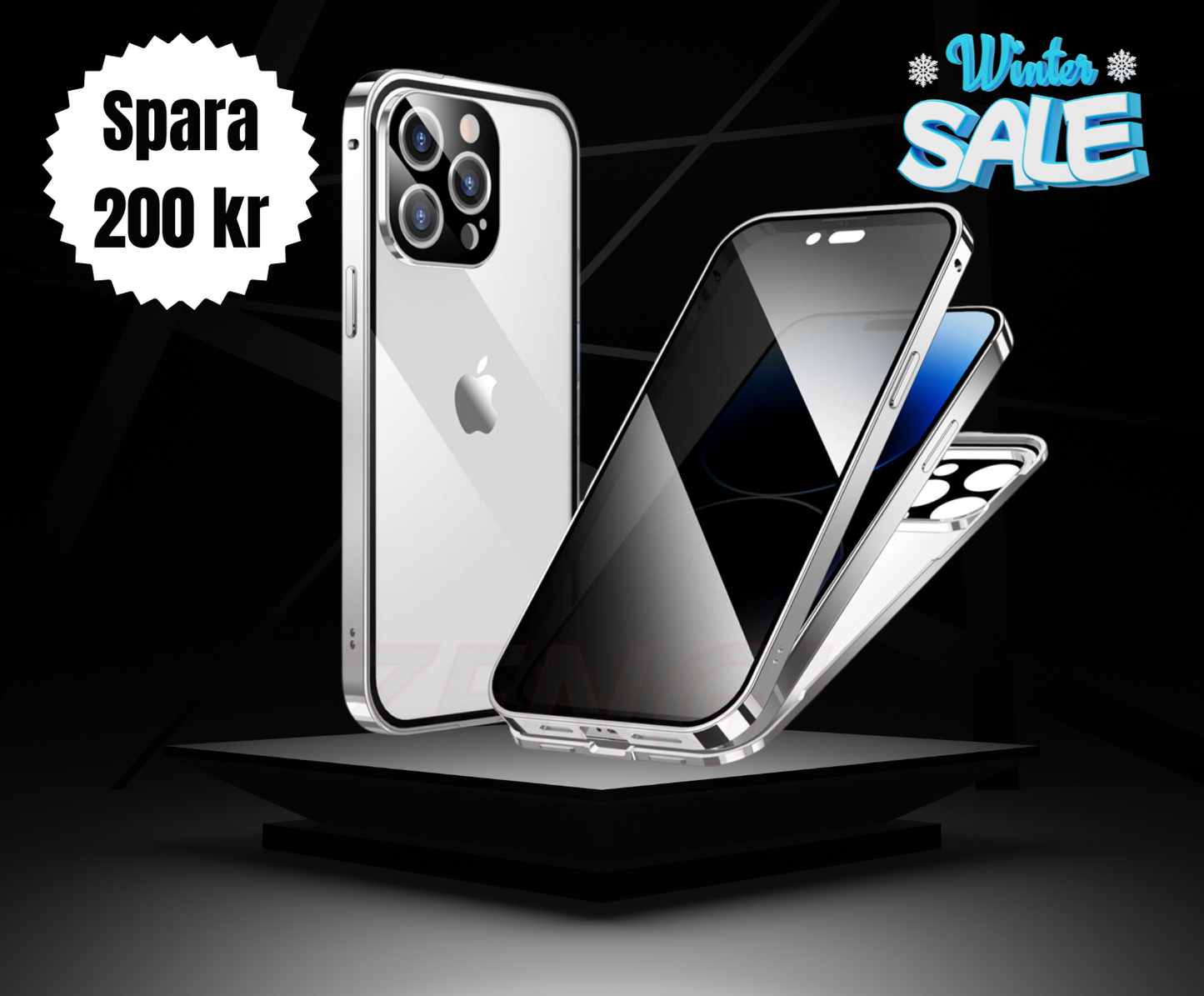 PrivateCase - iPhone-Schutzhülle mit privatem Bildschirmschutz | 50% RABATT
