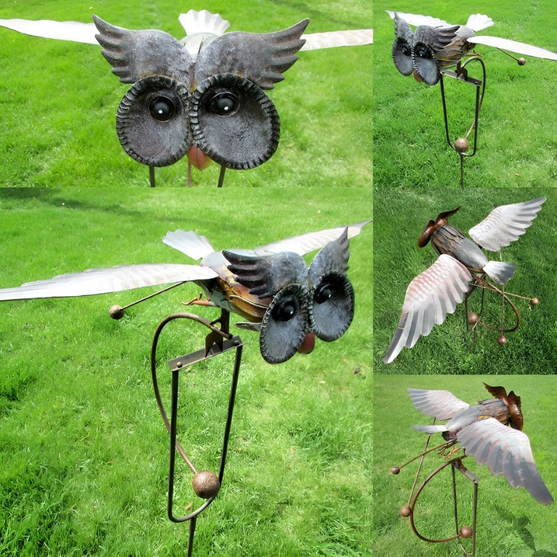 Adler™ - Elegantes schmiedeeisernes Windspiel Vogel