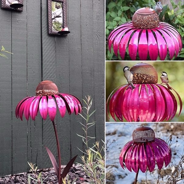 1+1 GRATIS | FlorAvian™ - Kegel-Blumen-Vogelfutterhaus