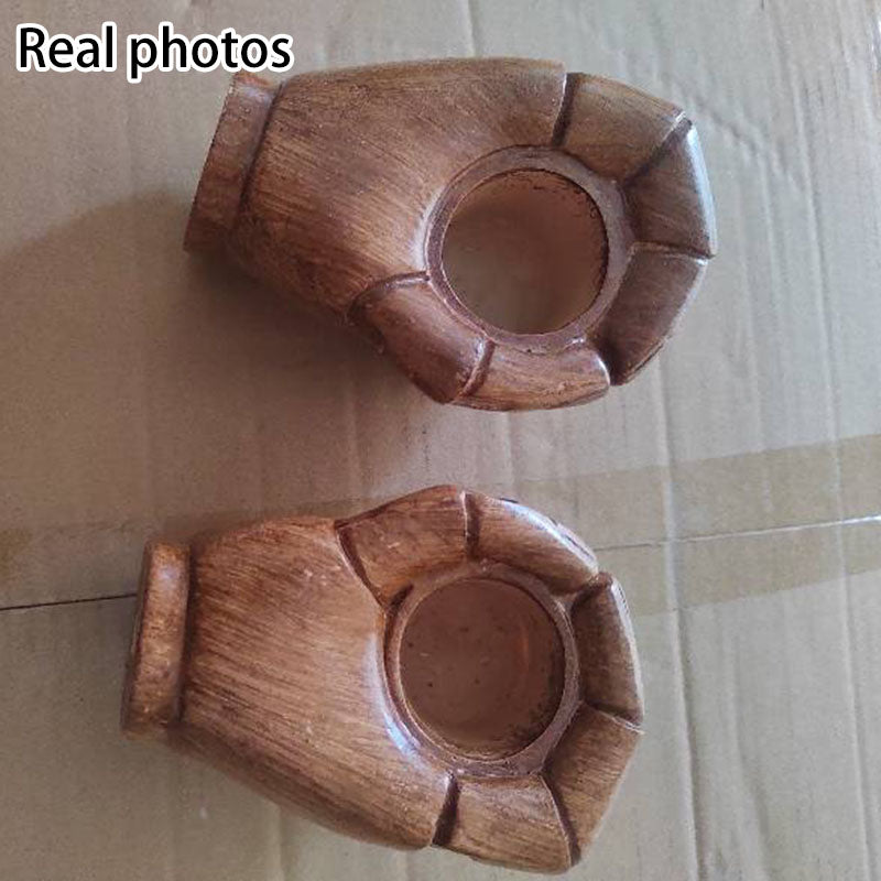 Traditionelle Vintage Faust Harz 1-Lampe Wand Sconces Lampe Für Wohnzimmer