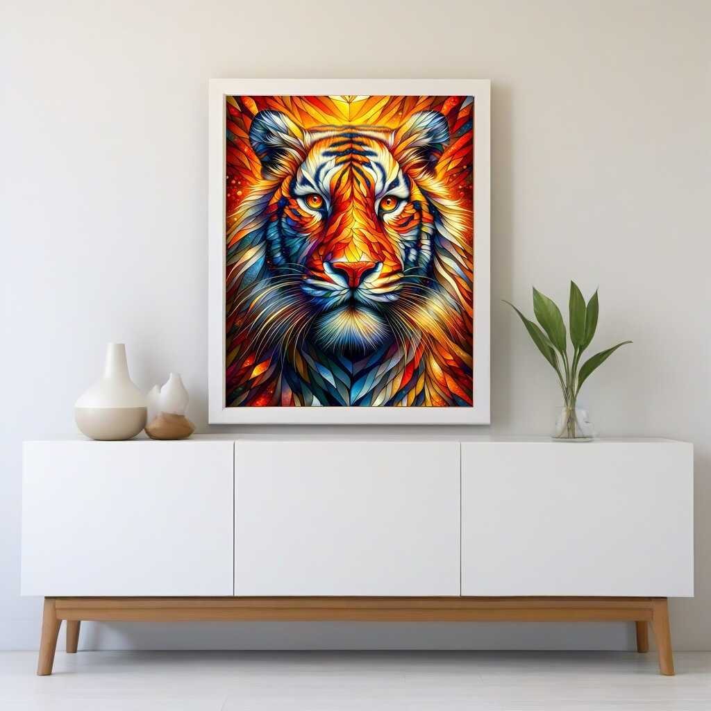 2+1 gratis! | Diamond Painting - Tiger Ruf