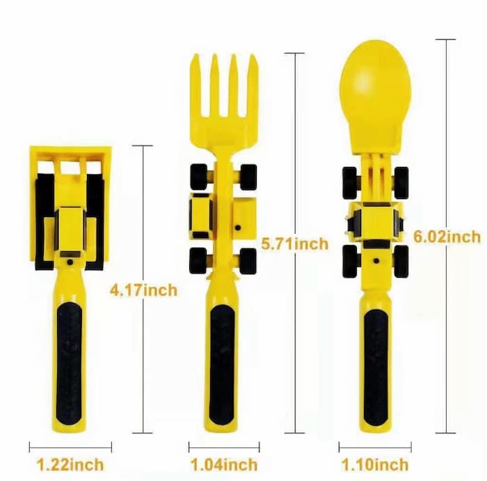 ConstructionCutlery - So macht das Essen für Ihr Kind wirklich Spaß!