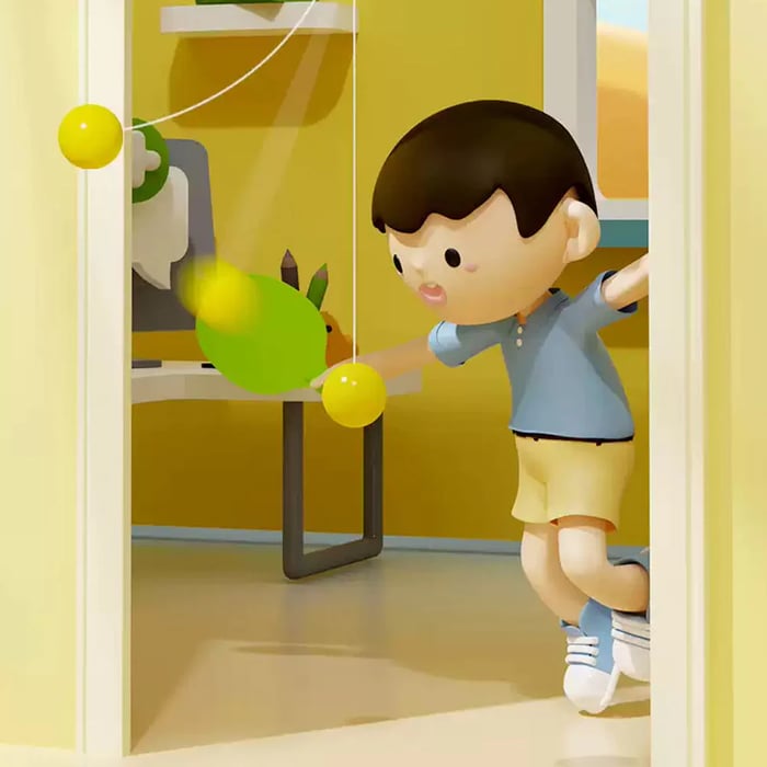 DoorPong - Tischtennis-Hängeset für den Innenbereich