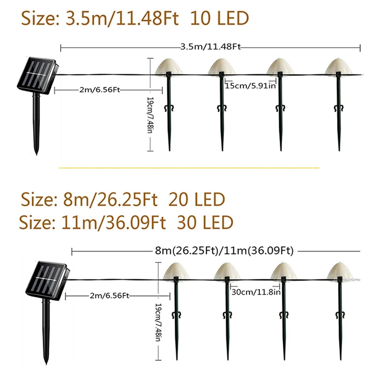 Mini Solar Mushlights™ - Verwandle deine Outdoor-Oase mit leuchtenden Pilzen