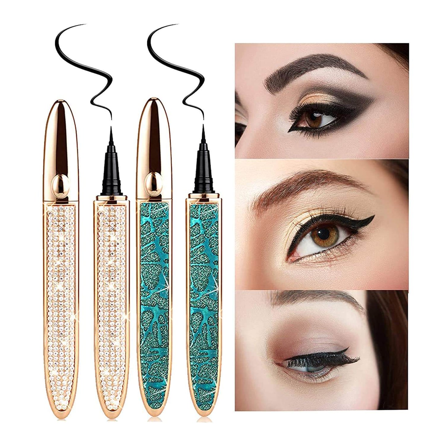 EyeFlex™ Selbstklebender Eyeliner-Stift - Kein Kleber oder Magnete erforderlich! (1+1 GRATIS)
