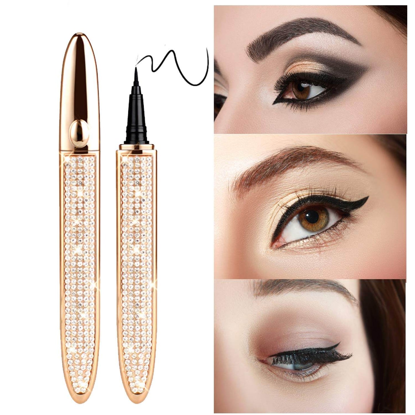 EyeFlex™ Selbstklebender Eyeliner-Stift - Kein Kleber oder Magnete erforderlich! (1+1 GRATIS)