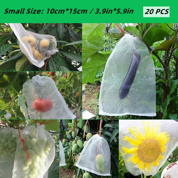 10+10 GRATIS | FruitProtect™ - Schutzbeutel für Obst und Gemüse