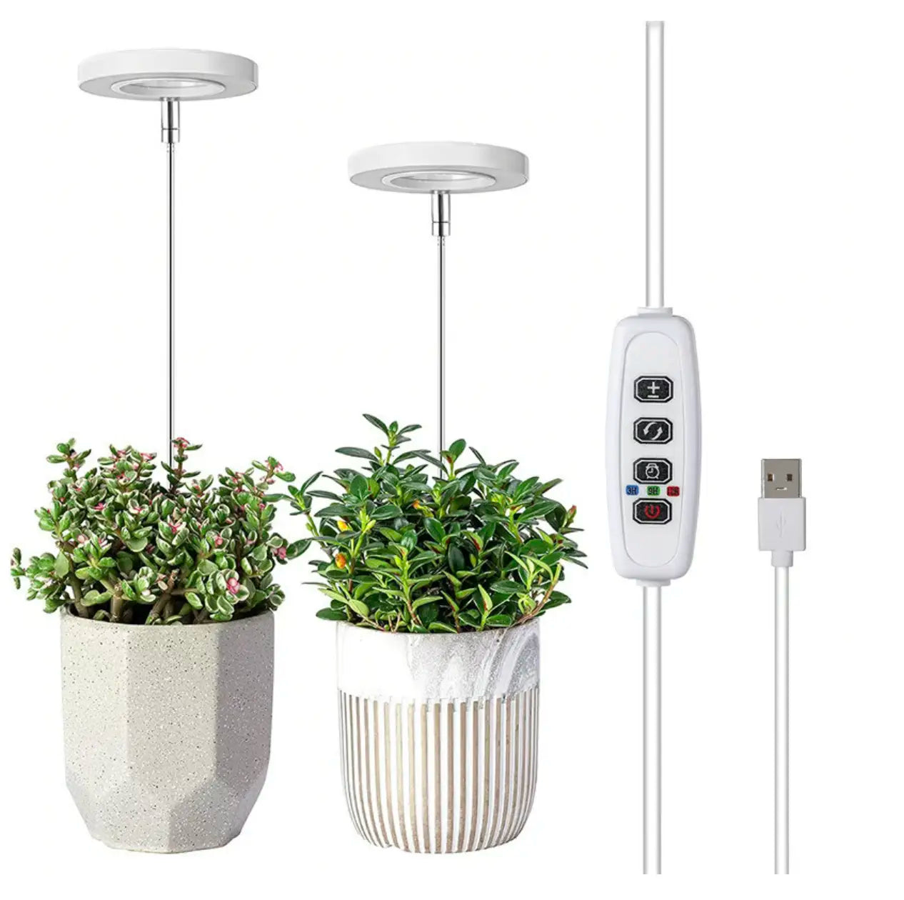 Pflanzenlampe mit Vollspektrum und verstellbarem Ständer