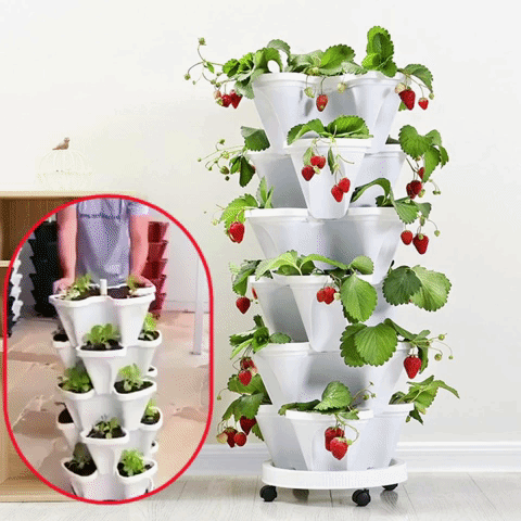 Flower Tower™ Vertikale Stapelanlage Töpfe【Letzter tag Rabatt】