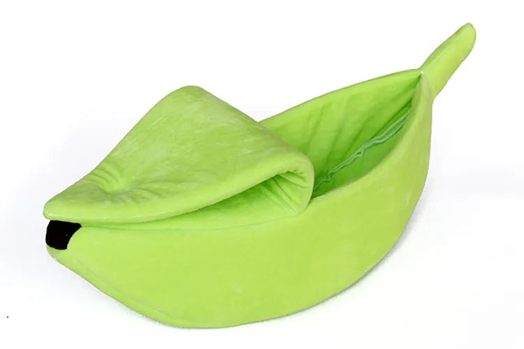 das kuschelige bananenförmige Bett für Ihren pelzigen Freund!