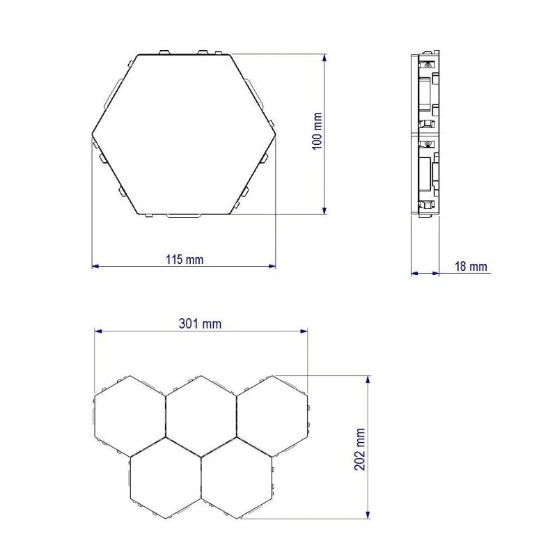 Modulares Berührungslicht