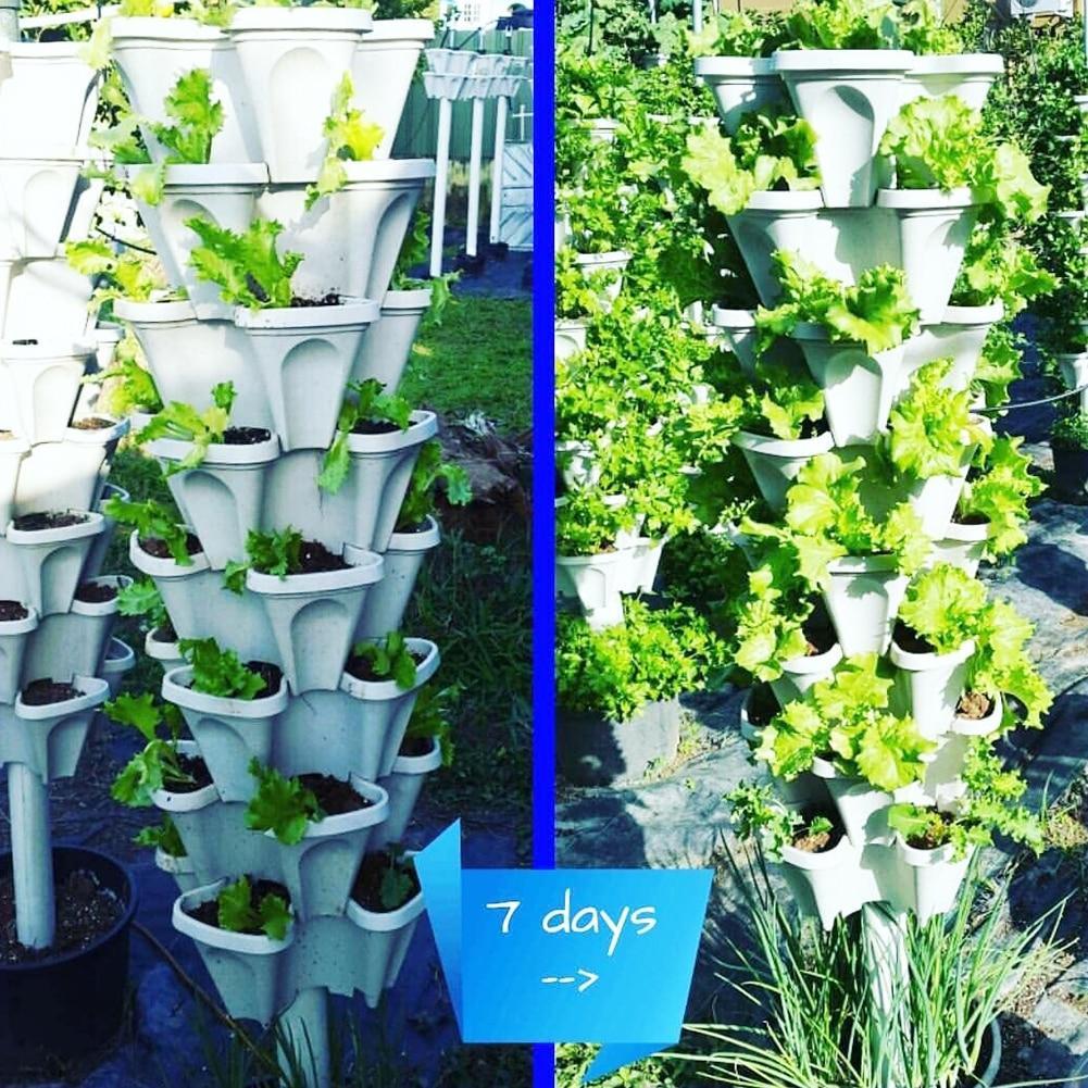 Flower Tower™ Vertikale Stapelanlage Töpfe【Letzter tag Rabatt】