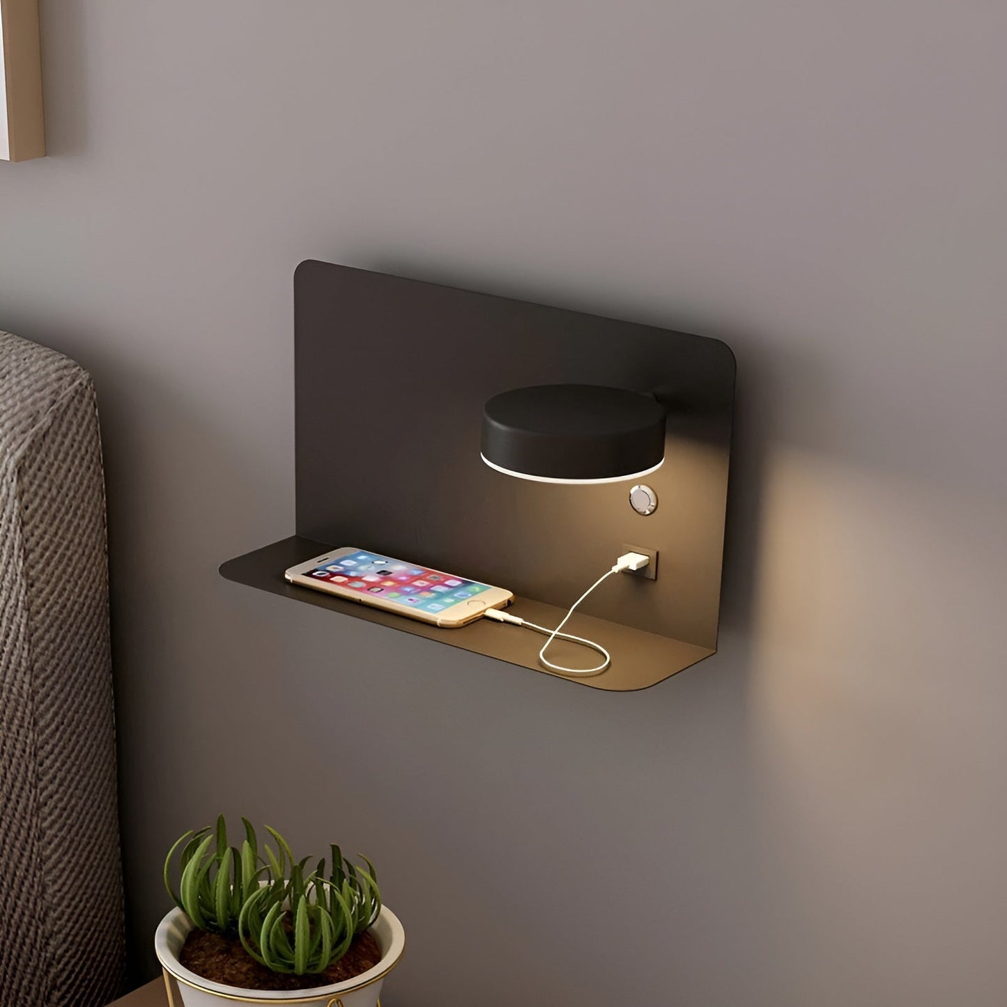 Wandleuchte – Aufladbare Eleganz mit USB-LED-Beleuchtung für luxuriöse Atmosphäre
