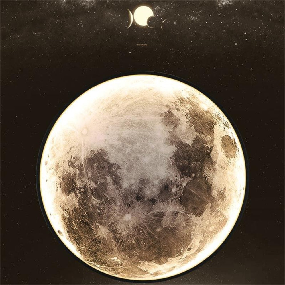 3D LED Mond oder Erde Decken- oder Wandleuchte
