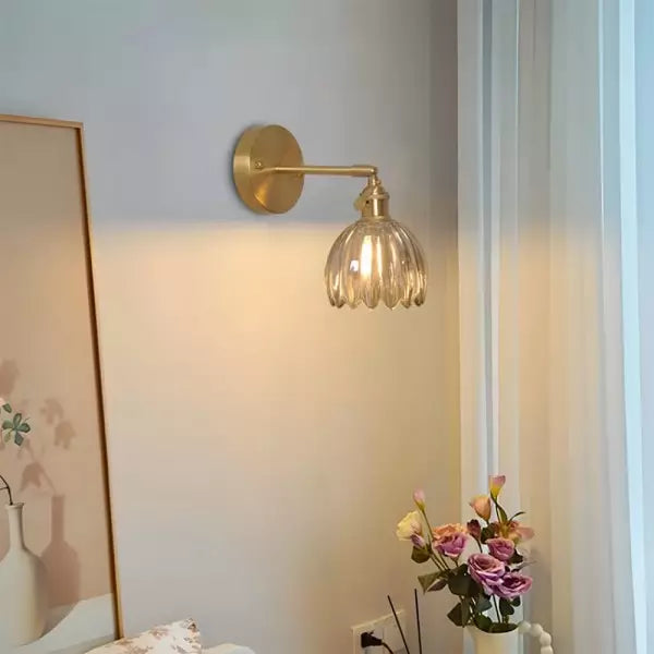 Éclat Nostalgique Tulipia - Wandapplikation aus Glas Tulpe