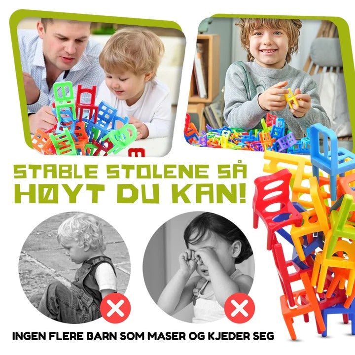 StackMaster™ Stuhl-Stapelspiel | 50% RABATT