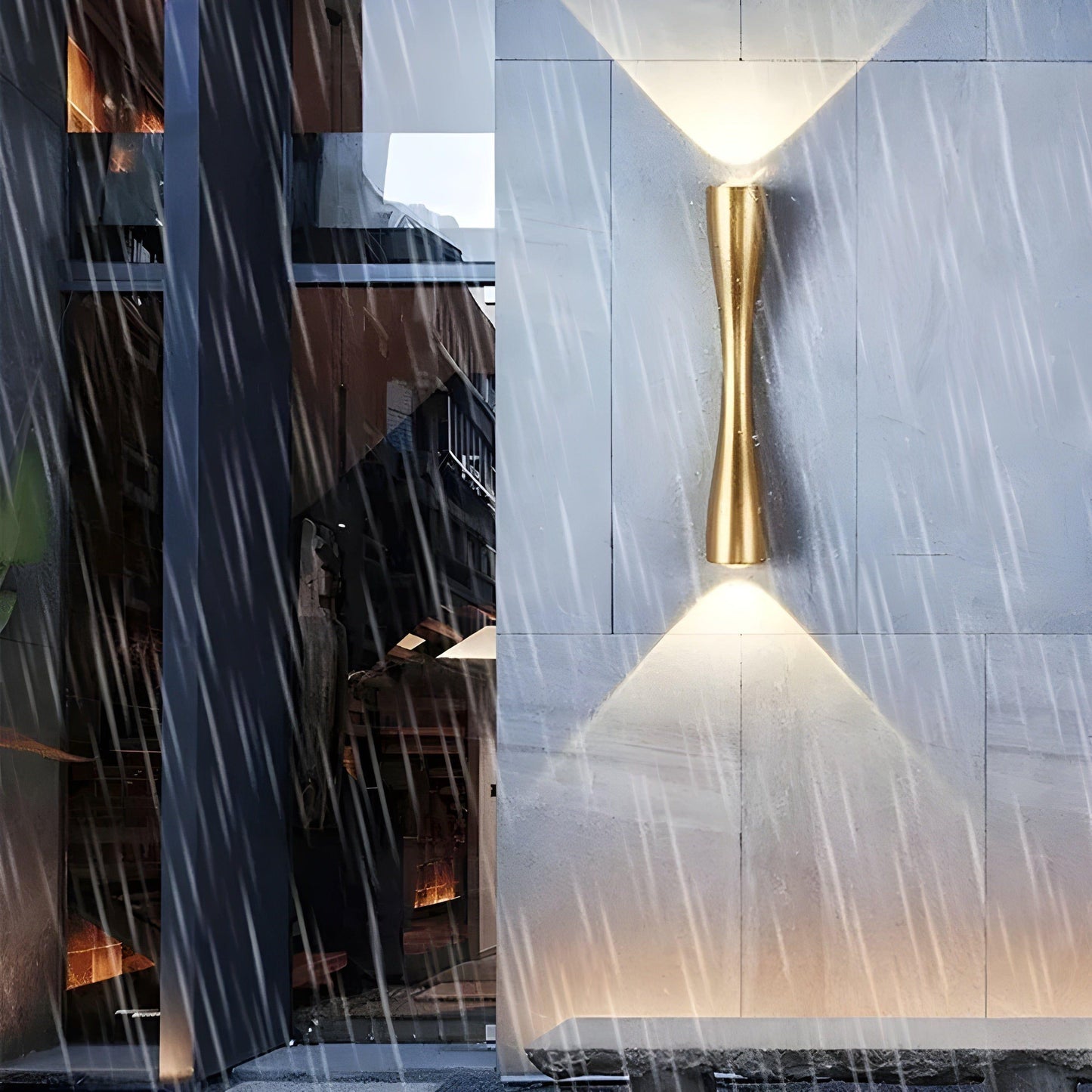 Licht - Minimalistische wasserdichte LED-Wandleuchte