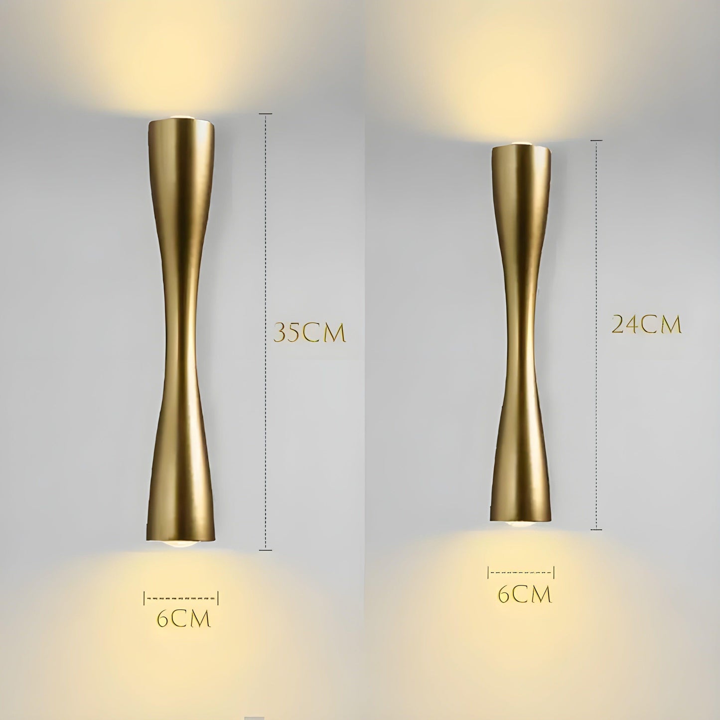 Licht - Minimalistische wasserdichte LED-Wandleuchte
