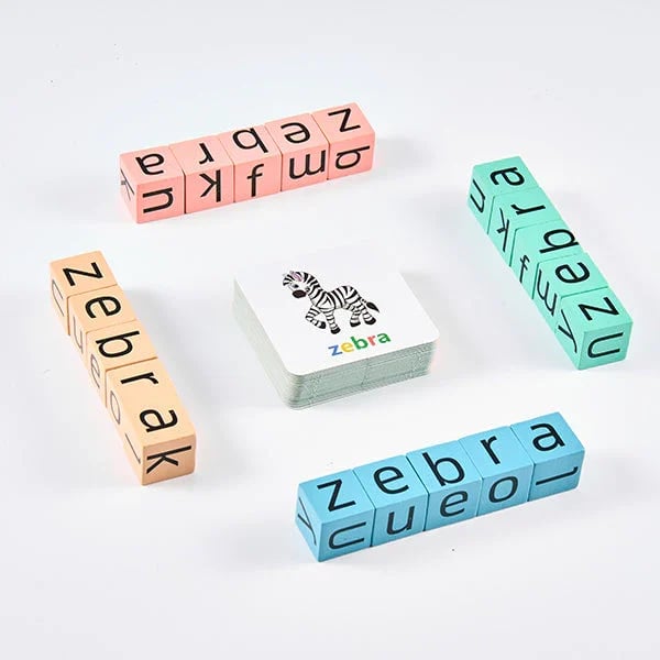 WordBlocks - Ordne die Blöcke der Karte zu
