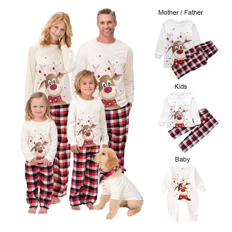 RUDOLF - Weihnachtspyjama für die ganze Familie (1+1 gratis!)