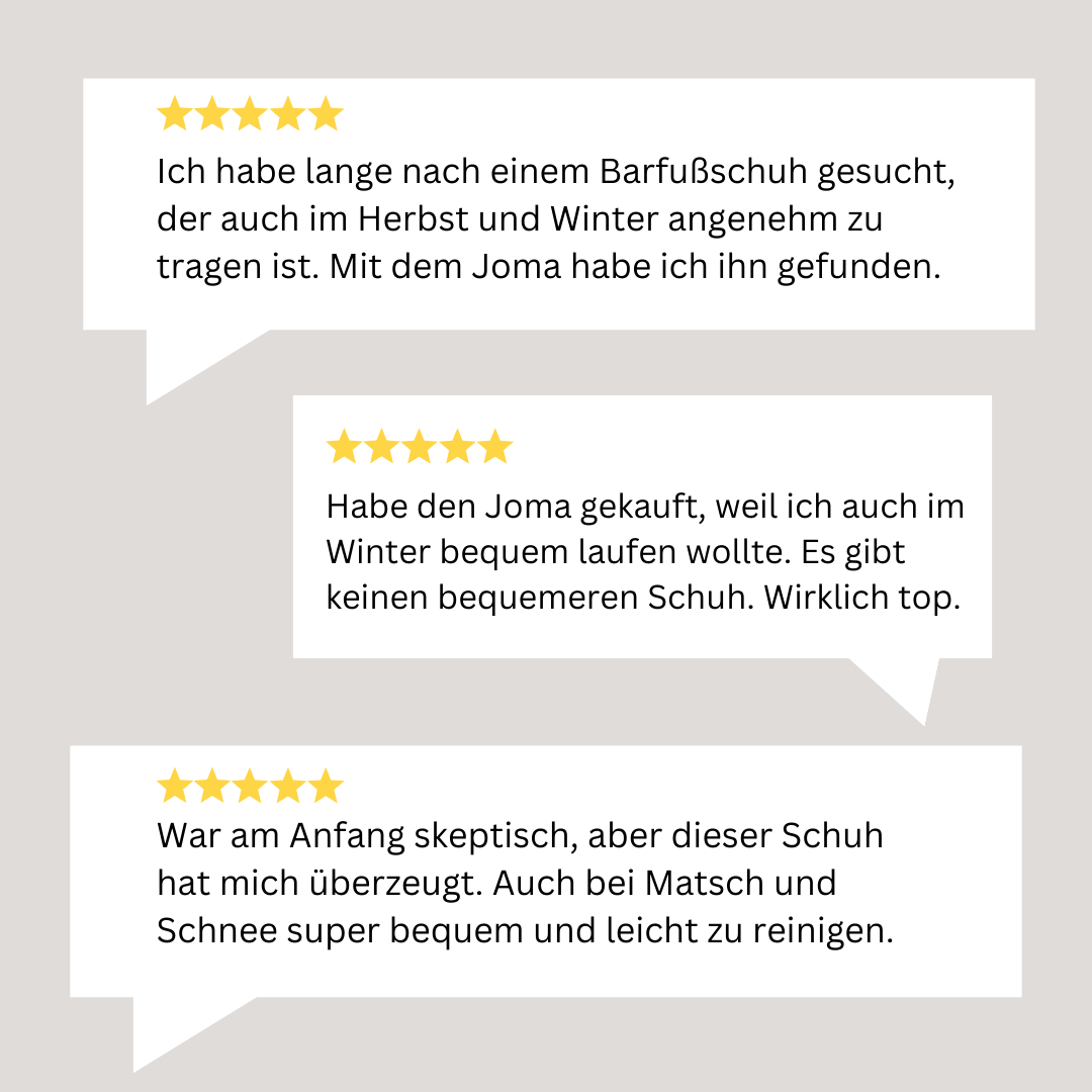 ORTHOSHOES® Joma - orthopädische Thermo-Barfußschuhe für Herbst & Winter