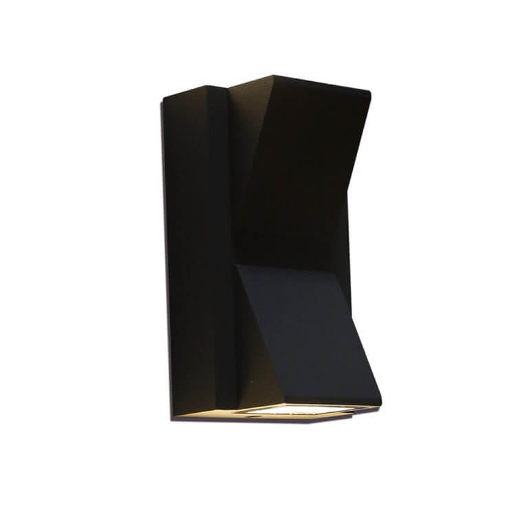 Moderne Einfache Geometrische Quadratische LED Außen Wasserdichte Wand Scone Lampe