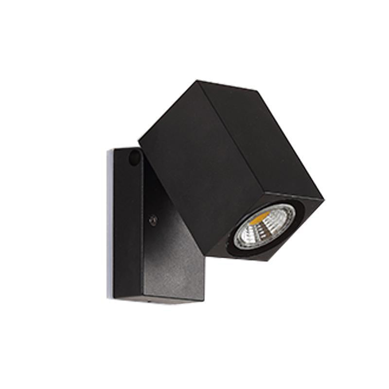 Moderne Einfachheit Waterproof verstellbare Winkel quadratische Aluminium LED Wandleuchte Lampe für outdoor Patio