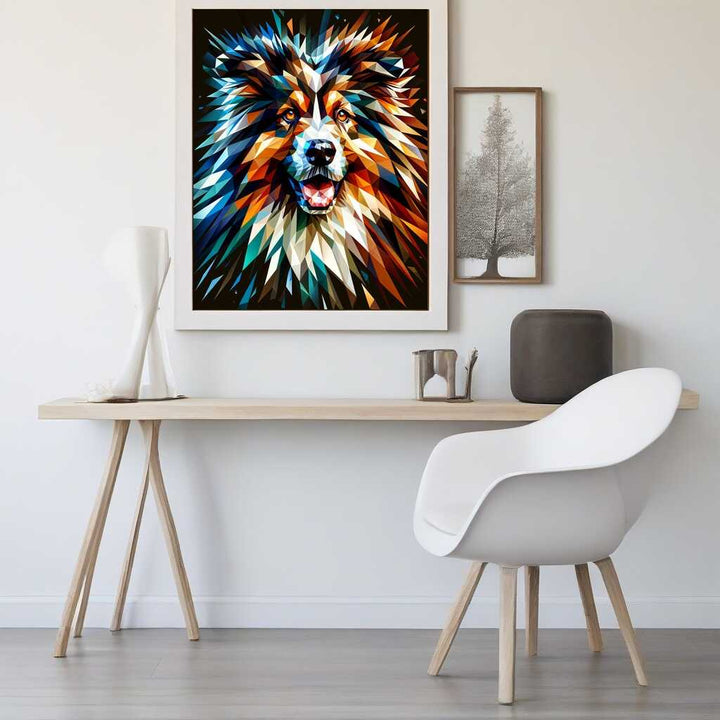 2+1 gratis! |  Diamond Painting - Berghund Portrait