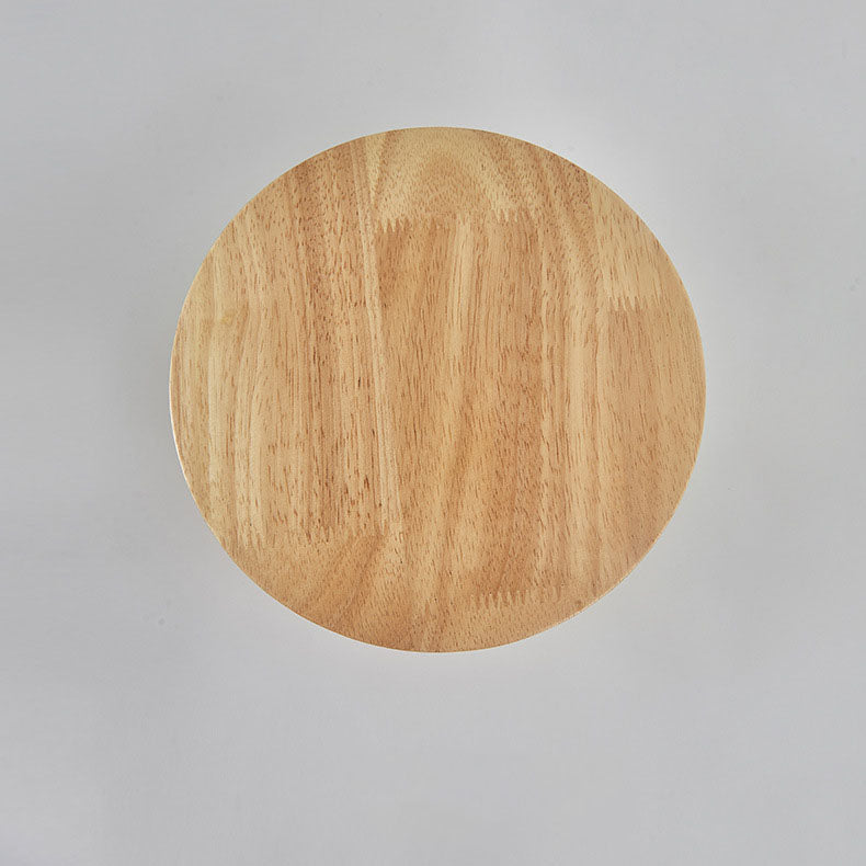 Moderne Minimalistische Runde Irreguläre Oval Holz LED Wandleuchte Lampe Für Wohnzimmer
