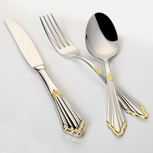 Passions - Janna Luxus-Besteck 4-teilig - Luxus Besteck Set