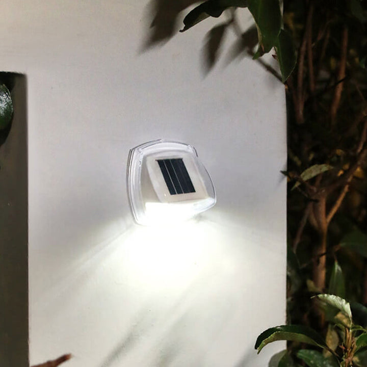 Außen Solar wasserdichte dreieckige LED Wand sconce Lampe
