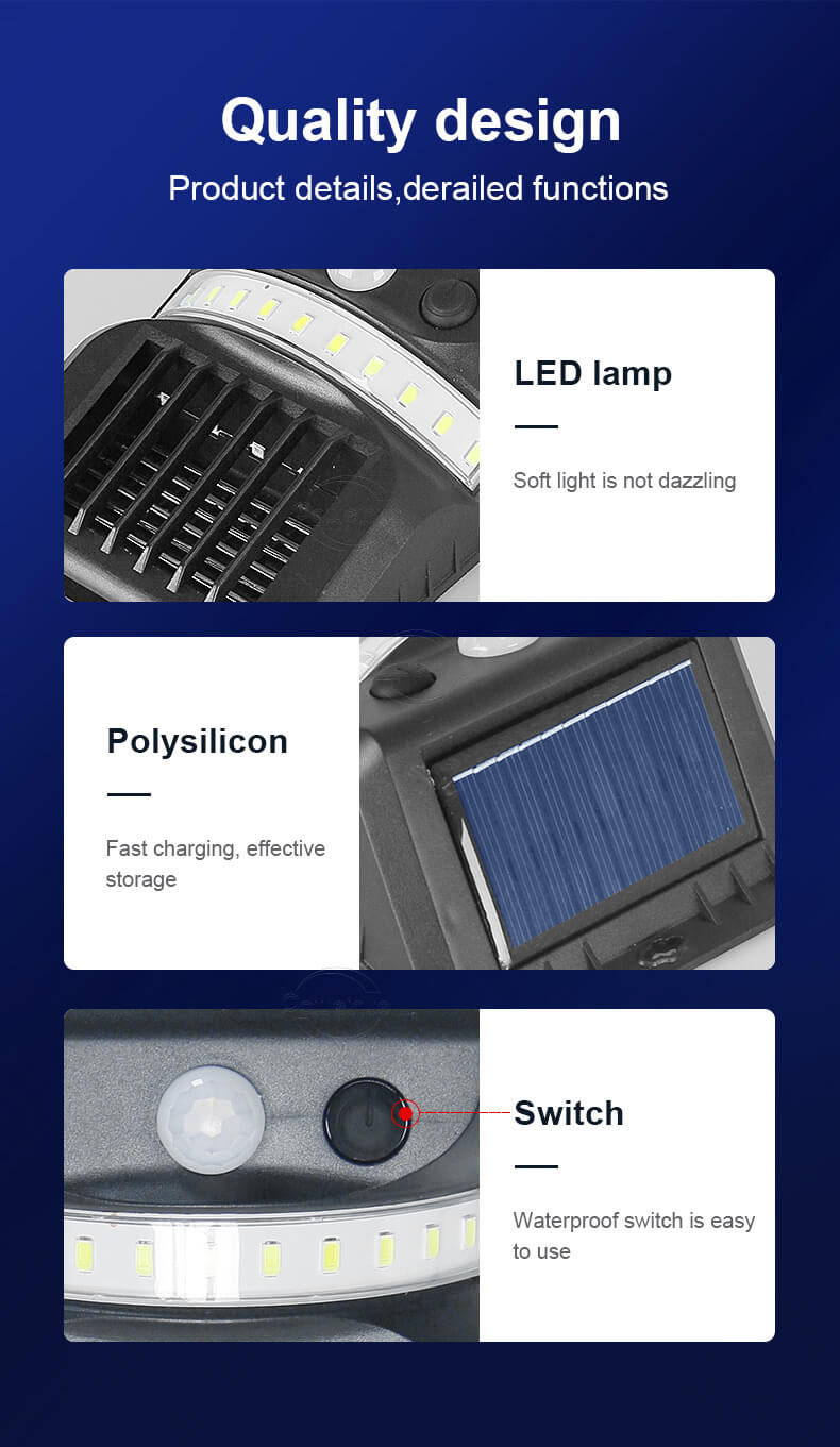 Solar Mückenabwehr Funktion Human Intelligent Sensor Außen Garten Wand Scheinwerfer Lampe