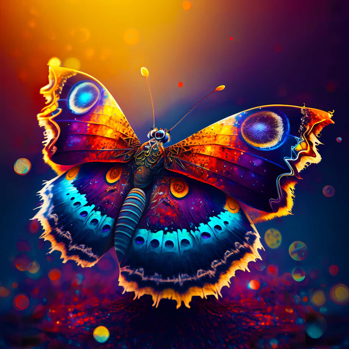 2+1 gratis! |  AB Diamond Painting - Schmetterling im Sonnenlicht