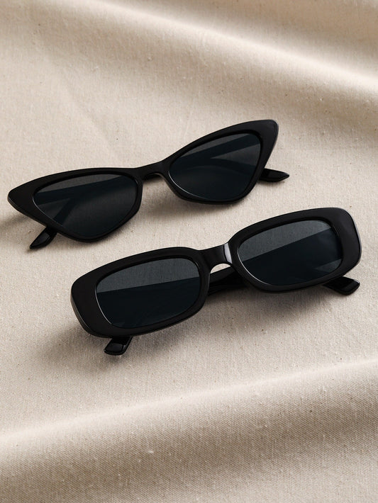 2 Paar Katzenaugen Sonnenbrille