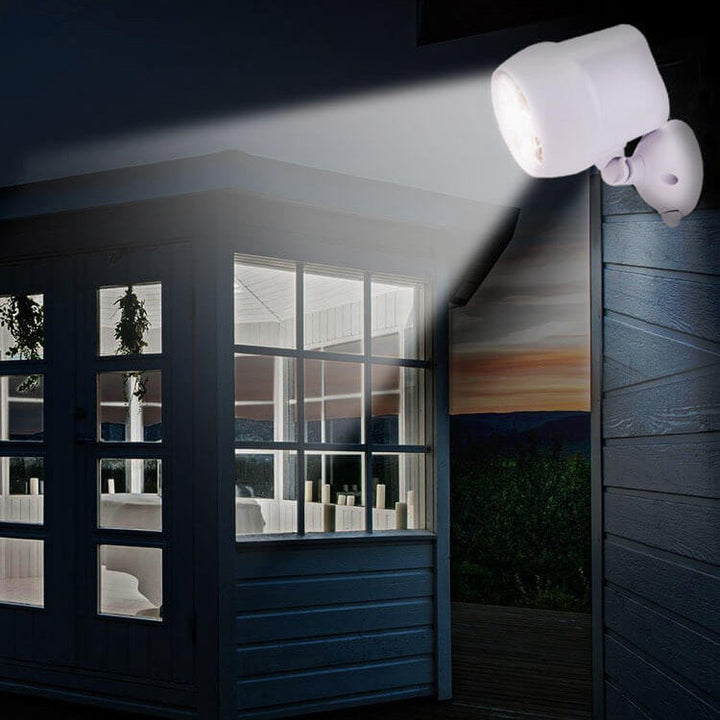 Einfache Spotlight 4 LED Rotationssensor Straßenlicht Wandleuchte Lampe