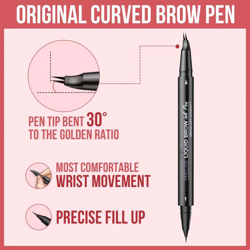 2-in-1-Augenbrauenstift mit zwei Enden und Mikrogabel-Spitze
