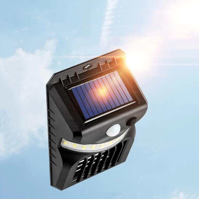 Solar Mückenabwehr Funktion Human Intelligent Sensor Außen Garten Wand Scheinwerfer Lampe