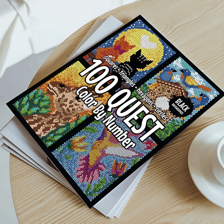 ColorMyst - Entdecken Sie verborgene Kunstwerke mit jedem Farbstrich(100 QUEST Farben) | 50% RABATT