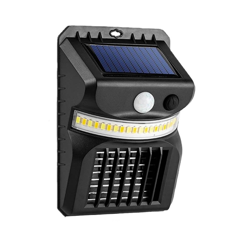 Solar Mückenabwehr Funktion Human Intelligent Sensor Außen Garten Wand Scheinwerfer Lampe