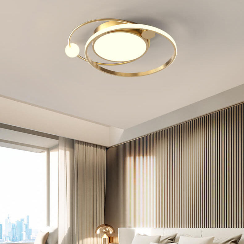 Nordic Round Circle LED Deckenleuchte bündig montiert