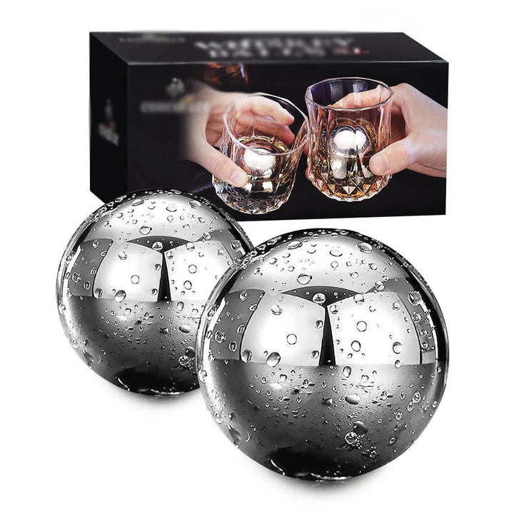 ChillSphere™ – Whiskey Balls Edelstahl-Eiswürfel